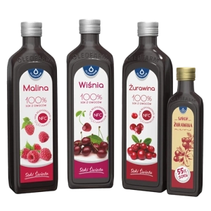Chwila wytchnienia - zestaw 3 soków + 1 syrop