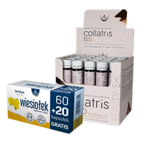 Zestaw 20 x Collatris Beauty SHOT 13000 mg + Wiesiołek OleoVitum - 80 kapsułek (60+20 GRATIS)