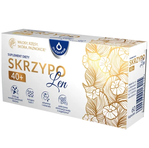 Skrzypolen 40+ z biotyną, 60 kapsułek