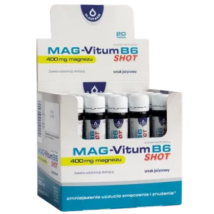 Zestaw Mag-Vitum B6 SHOT, 20 fiolek