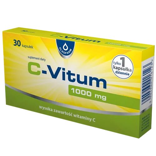 C-Vitum Witamina C 1000 mg, 30 kapsułek