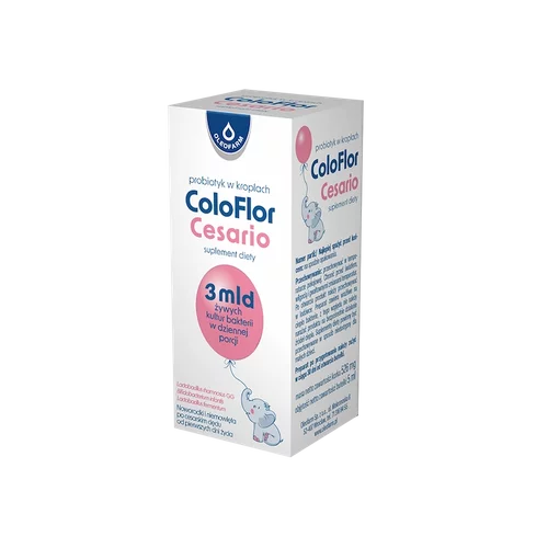 Coloflor Cesario, probiotyk w kroplach, 5 ml