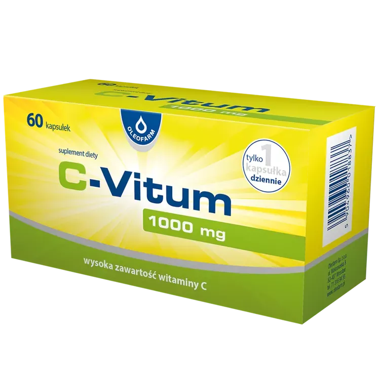 C-Vitum Witamina C 1000 mg, 60 kapsułek