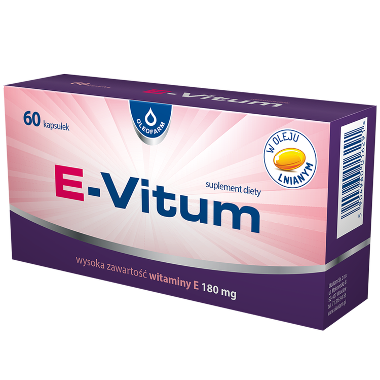 E-Vitum – witamina E, 60 kapsułek