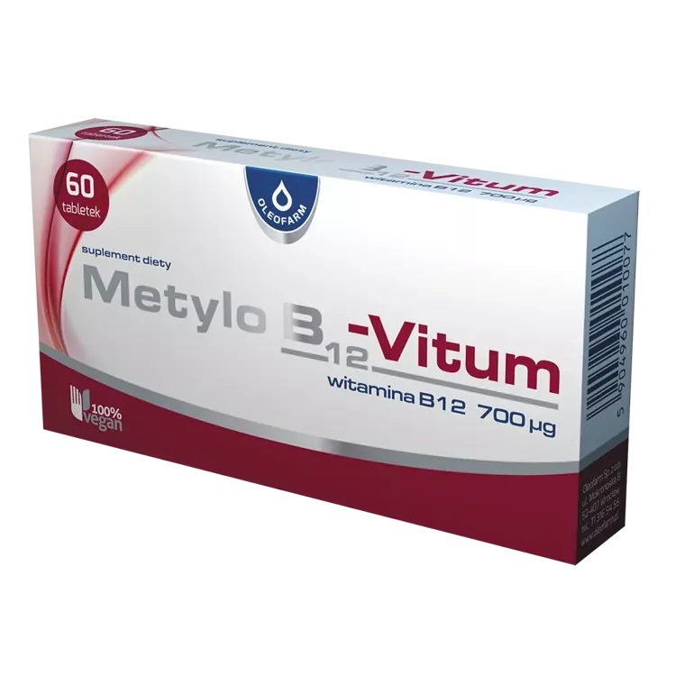 Metylo B12-Vitum, 60 tabletek
