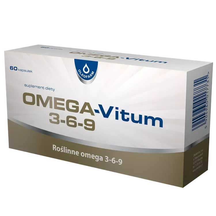 Omega-Vitum 3-6-9, kwasy omega, 60 kapsułek