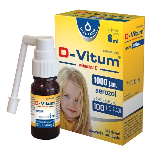 D Vitum Witamina D 1000 Jm Aerozol 6ml