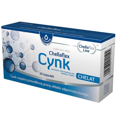 Chellaflex Cynk, 36 kapsułek