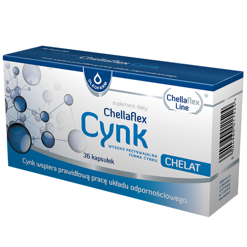 Chellaflex Cynk, 36 kapsułek