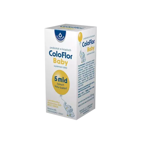 Coloflor Baby, probiotyk w kroplach, 5 ml