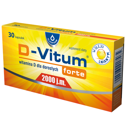 D-Vitum Forte 2000 j.m., 36 kapsułek