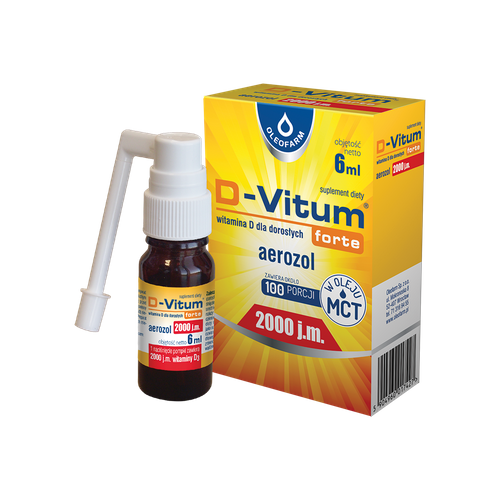 D-Vitum forte 2000 j.m. – aerozol, 6 ml