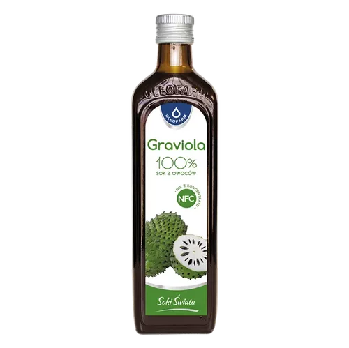 Graviola 100% sok z owoców, 490 ml