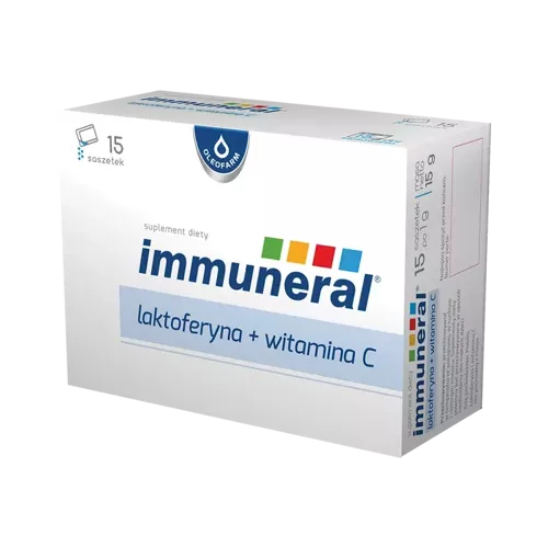 Immuneral laktoferyna + witamina C, 15 saszetek