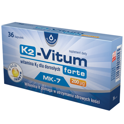 K2-Vitum forte 200 μg, 36 kapsułek