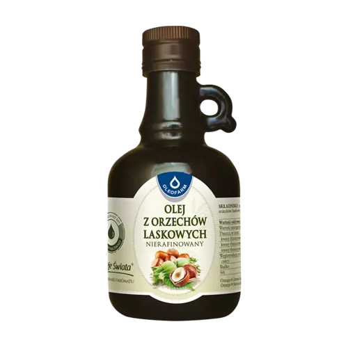 Olej z orzechów laskowych nierafinowany, 250 ml