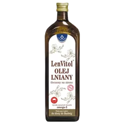 LenVitol® - olej lniany tłoczony na zimno, 1000 ml